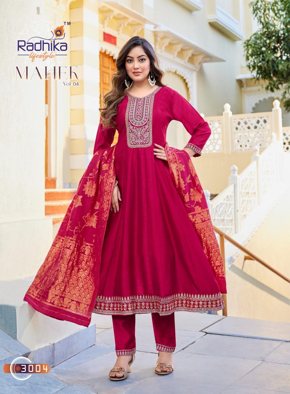 Radhika Lifestyle Mahek Vol 4 Catalog branded kurtis wholesaler in delhi