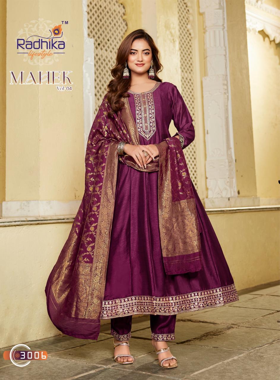Radhika Lifestyle Mahek Vol 4 Catalog branded kurtis wholesaler in delhi