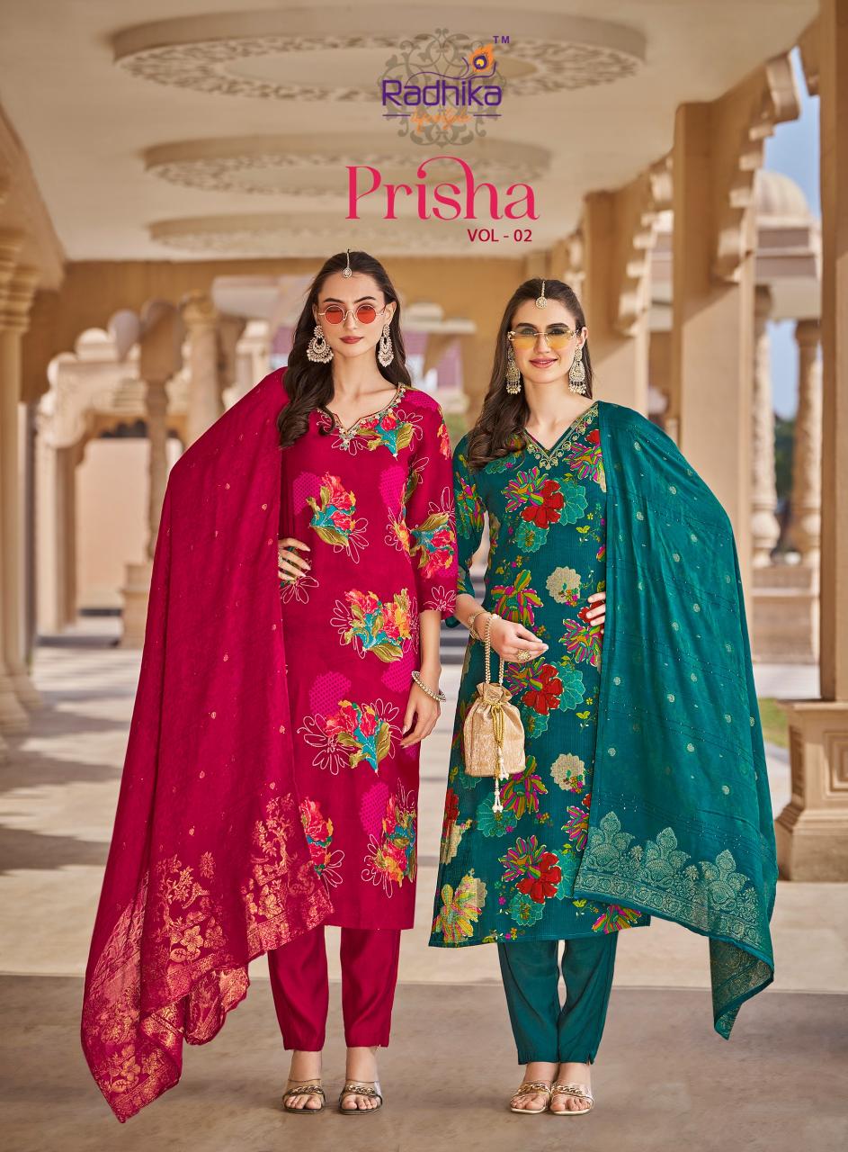 Radhika LifeStyle Prisha vol 2 catalog branded kurti wholesale delhi
