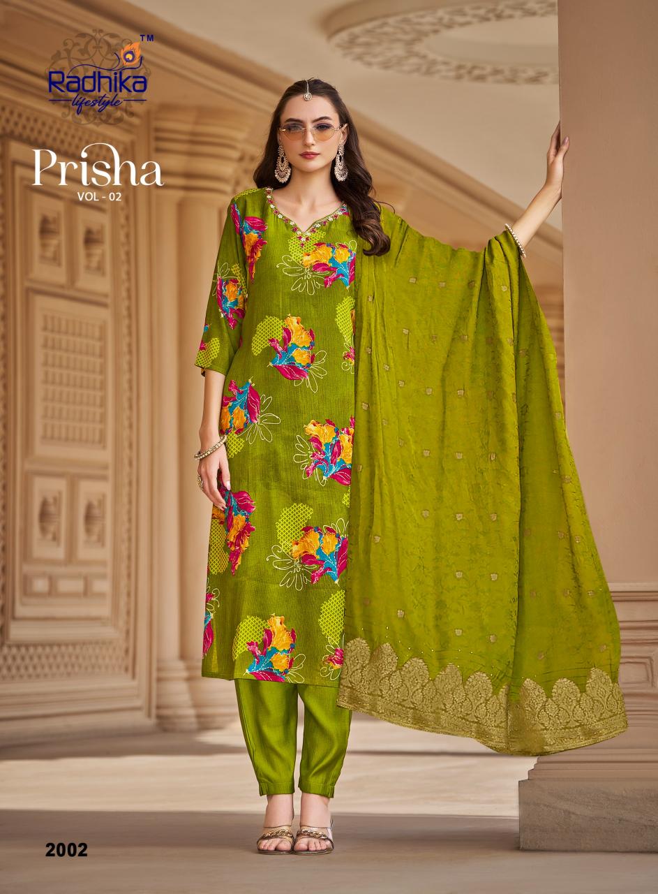 Radhika LifeStyle Prisha vol 2 catalog branded kurti wholesale delhi