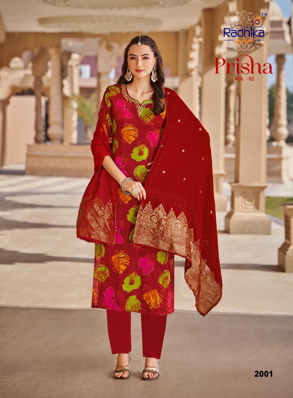 Radhika LifeStyle Prisha vol 2 catalog branded kurti wholesale delhi