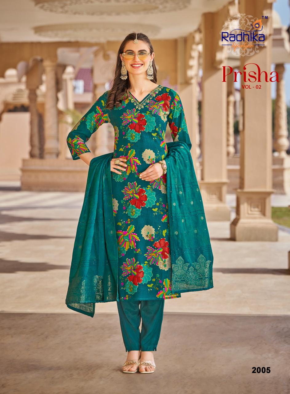 Radhika LifeStyle Prisha vol 2 catalog branded kurti wholesale delhi
