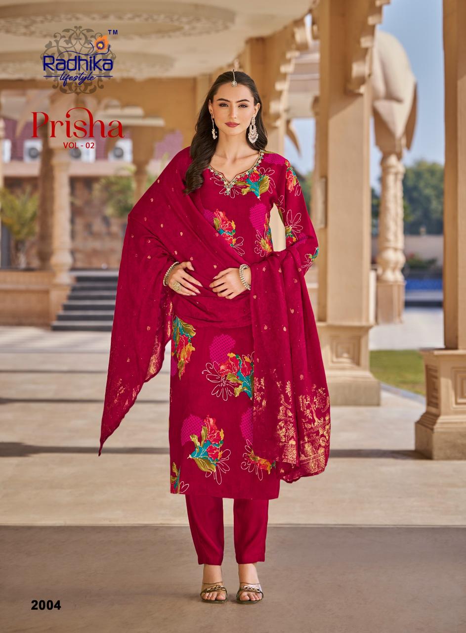 Radhika LifeStyle Prisha vol 2 catalog branded kurti wholesale delhi