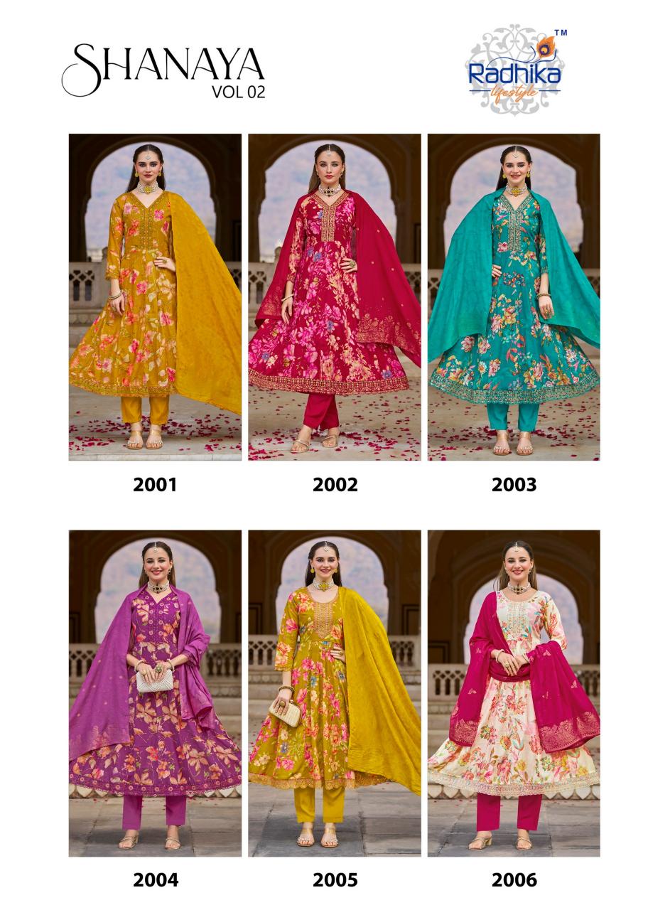 Radhika LifeStyle Shanaya Vol 2 Catalog kurtis wholesaler in malvan