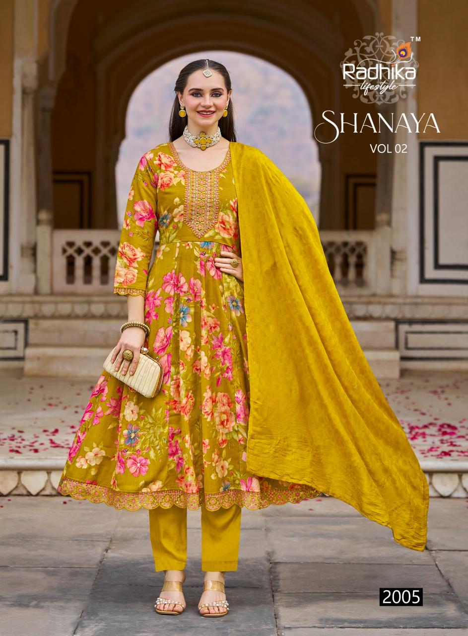 Radhika LifeStyle Shanaya Vol 2 Catalog kurtis wholesaler in malvan