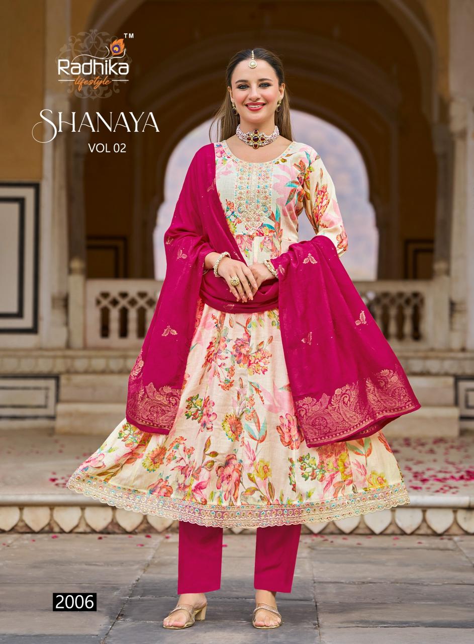 Radhika LifeStyle Shanaya Vol 2 Catalog kurtis wholesaler in malvan