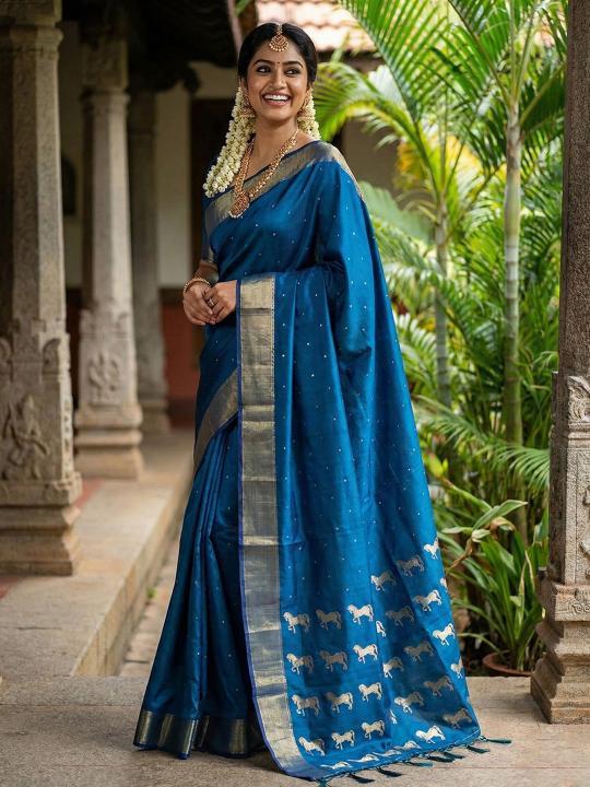 RAJASHREE by Astita fancy designer Soft Silk fabric saree wholesale with Fancy latkan