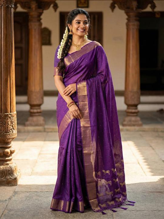 RAJASHREE by Astita fancy designer Soft Silk fabric saree wholesale with Fancy latkan