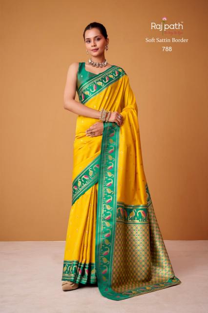 RajPath Flamingo Silk catalog wholesale saree for business