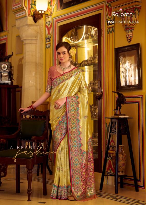 Rajpath Rajeswari silk catalog wholesale saree collection in surat india