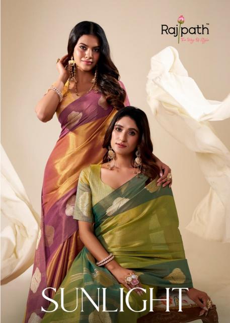 Rajpath Sunlight catalog wholesale saree in pj