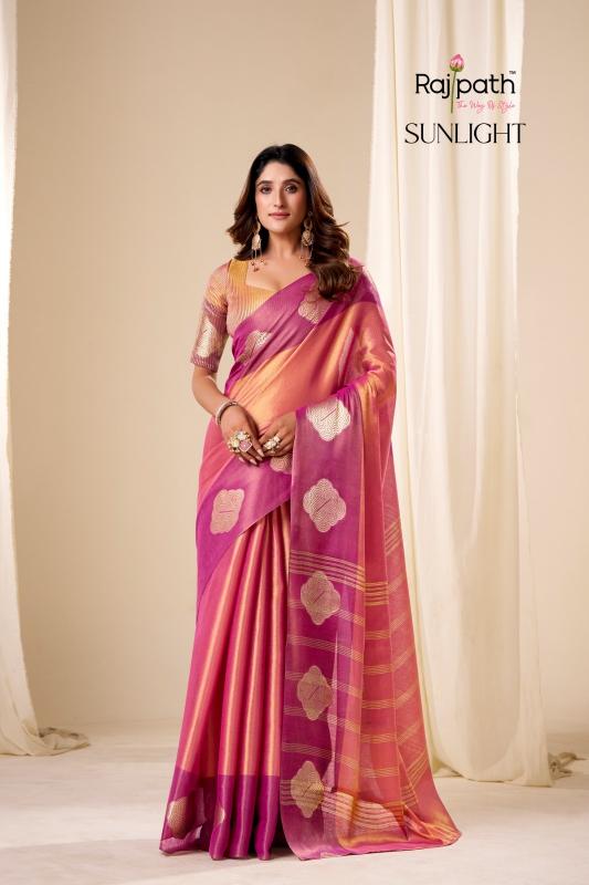 Rajpath Sunlight catalog wholesale saree in pj