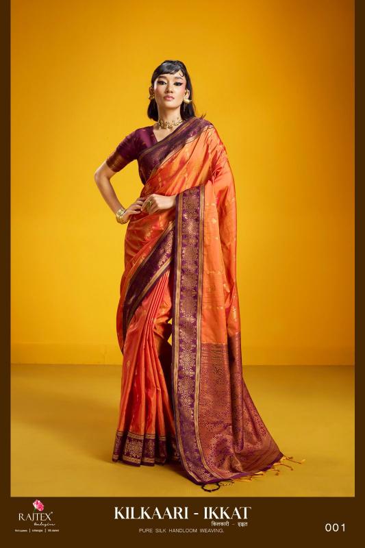 Rajtex Kilaari Ikkat catalog saree wholesale in surat