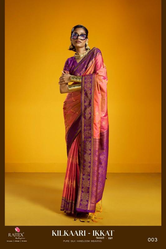 Rajtex Kilaari Ikkat catalog saree wholesale in surat