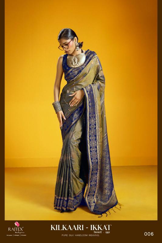 Rajtex Kilaari Ikkat catalog saree wholesale in surat