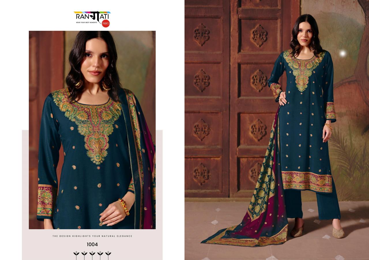 Rangati Jamawar vol 2 catalog unstitched salwar kameez wholesalers in kolkata