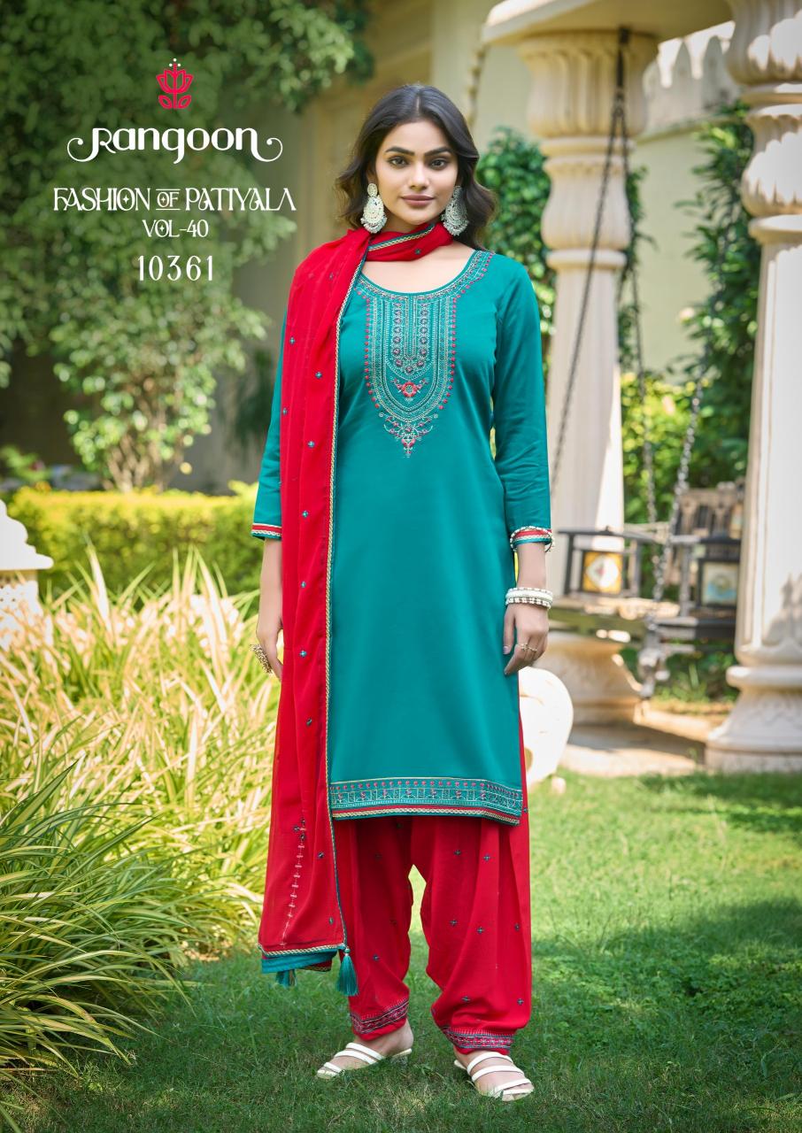 Rangoon Fashion Of Patiyala catalog kurtis wholesalers in bhopal