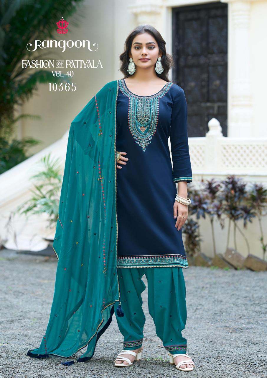 Rangoon Fashion Of Patiyala catalog kurtis wholesalers in bhopal