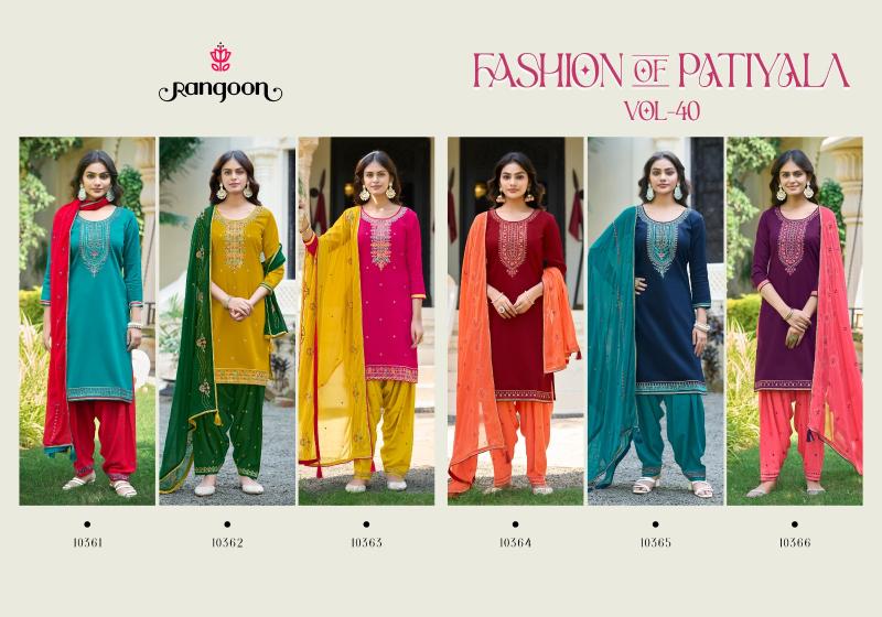 Rangoon Fashion Of Patiyala catalog kurtis wholesalers in bhopal
