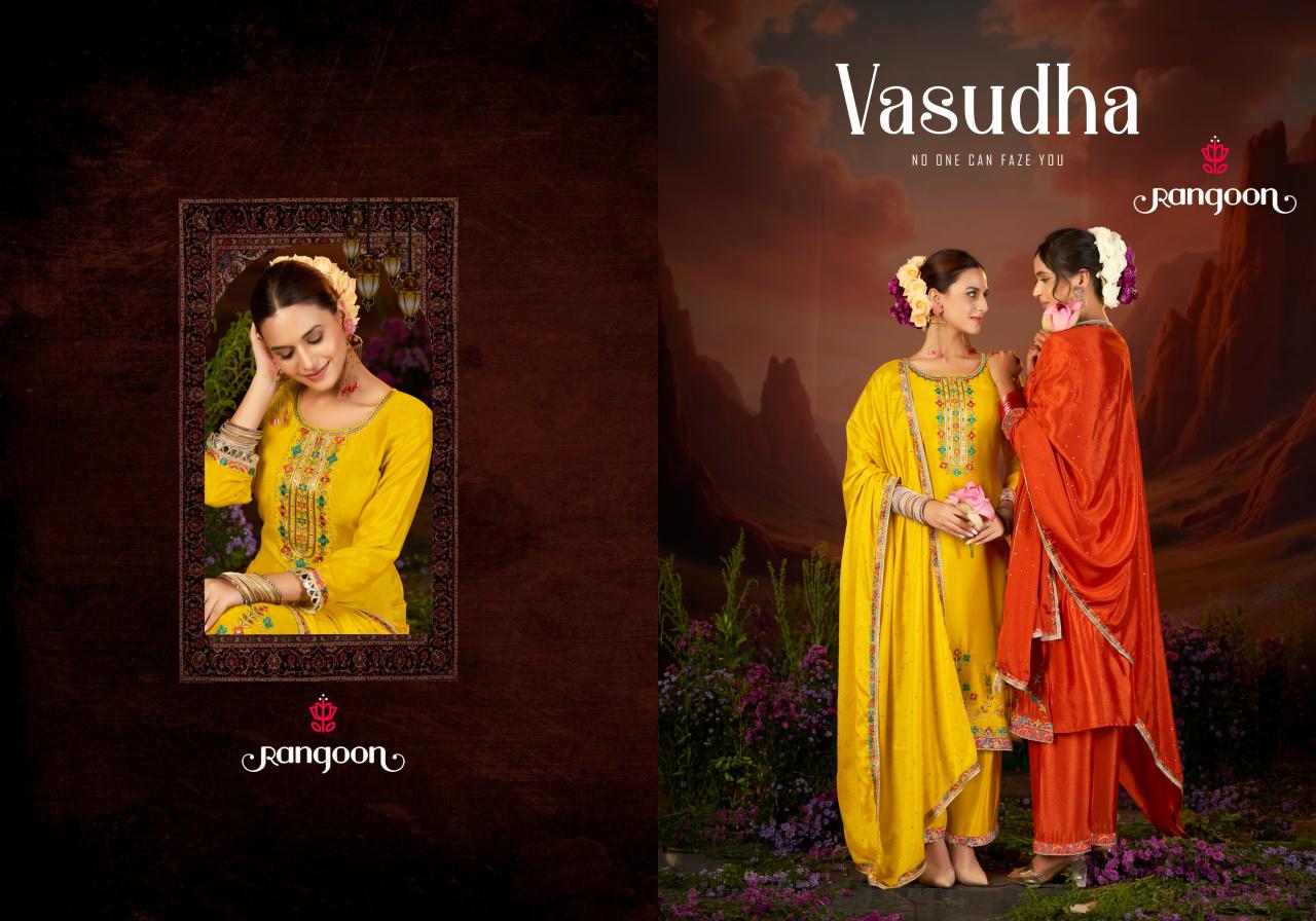 Rangoon Vasudha catalog branded kurti wholesale market
