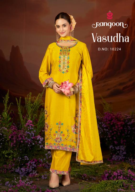 Rangoon Vasudha catalog branded kurti wholesale market