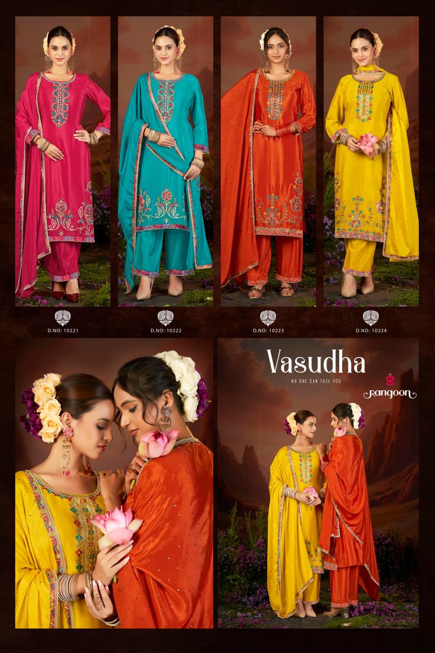 Rangoon Vasudha catalog branded kurti wholesale market