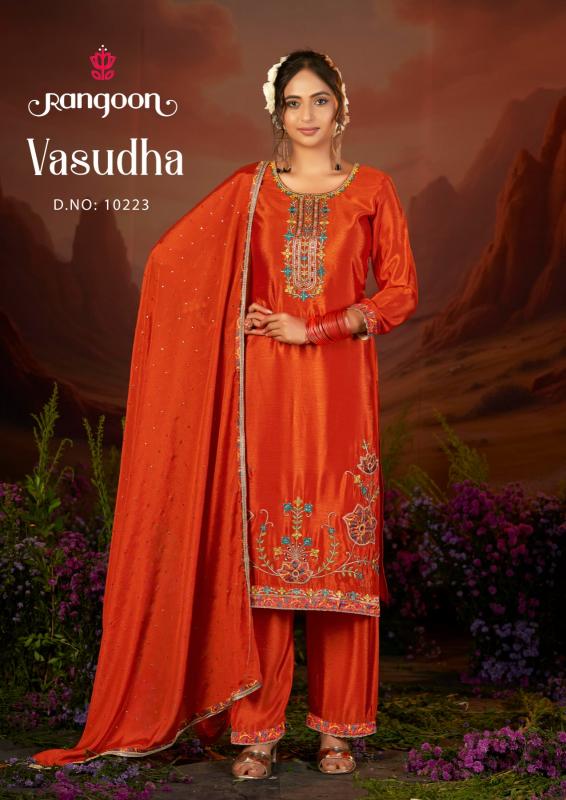 Rangoon Vasudha catalog branded kurti wholesale market