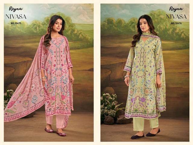 Reyna Nivasa catalog unstitched salwar kameez wholesalers