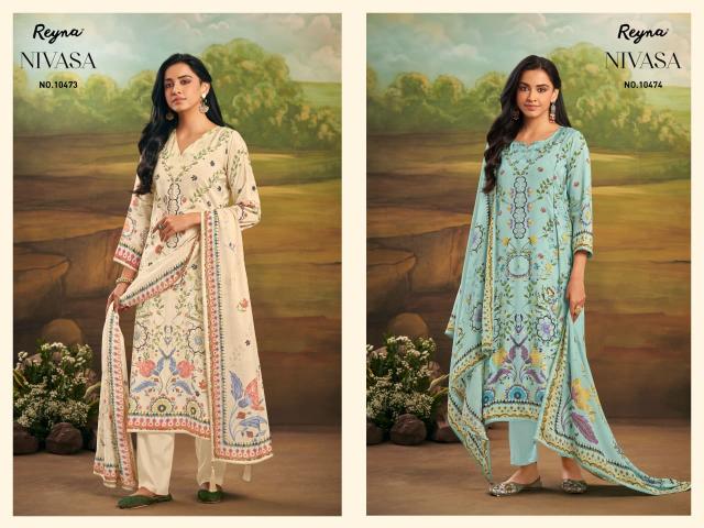 Reyna Nivasa catalog unstitched salwar kameez wholesalers