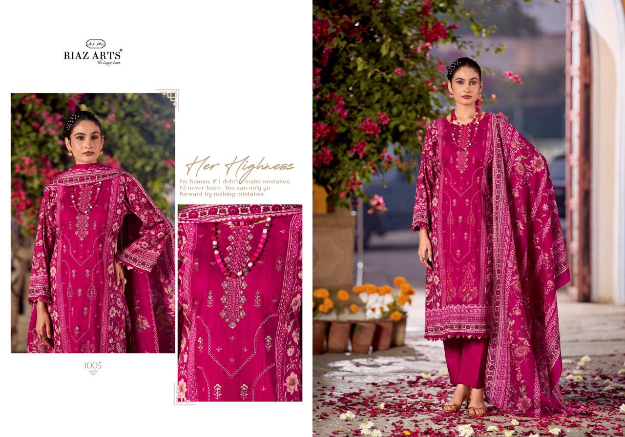 Riaz Arts Abu Saeed Catalog ladies dress material wholesalers in surat