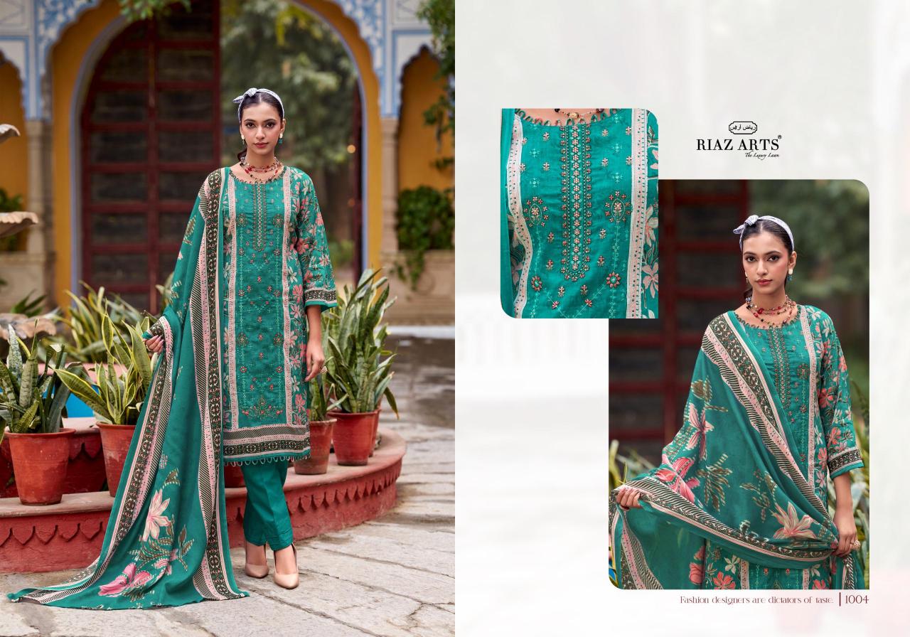 Riaz Arts Andaaz catalog designer material for dresses surat