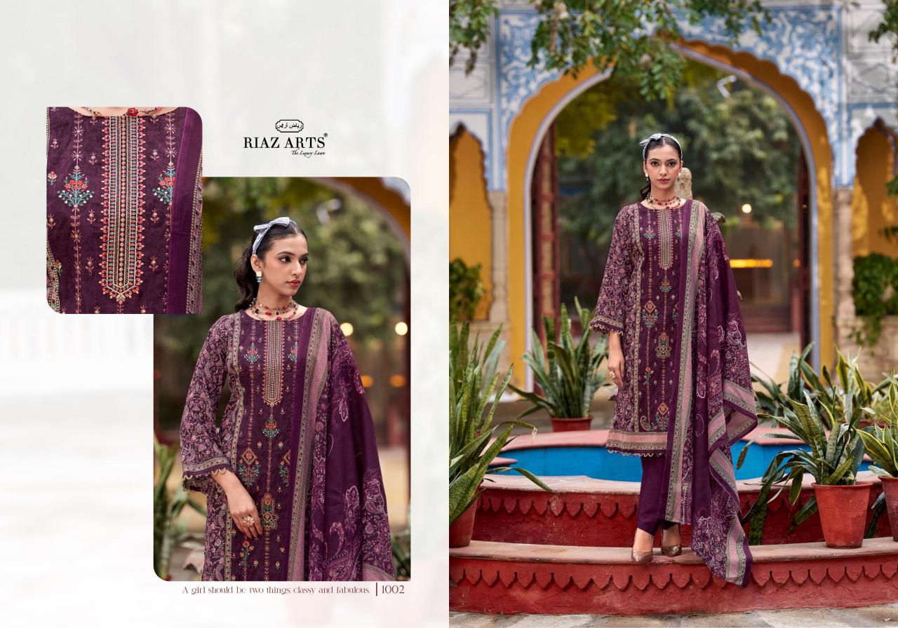 Riaz Arts Andaaz catalog designer material for dresses surat