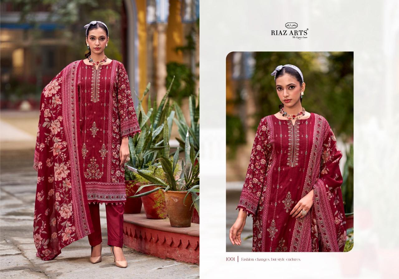 Riaz Arts Andaaz catalog designer material for dresses surat