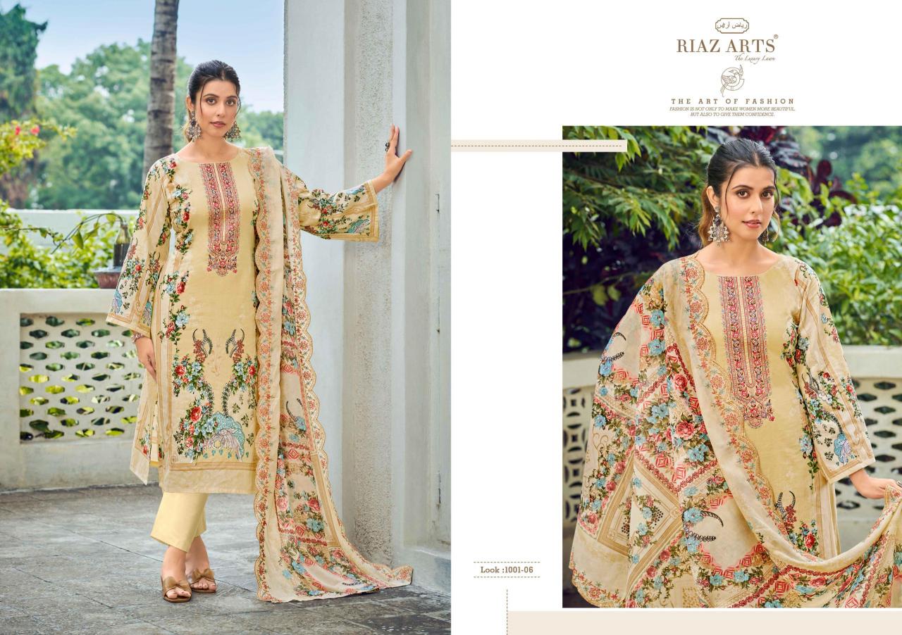 Riaz Arts Farah catalog wholesale dress material surat gujarat