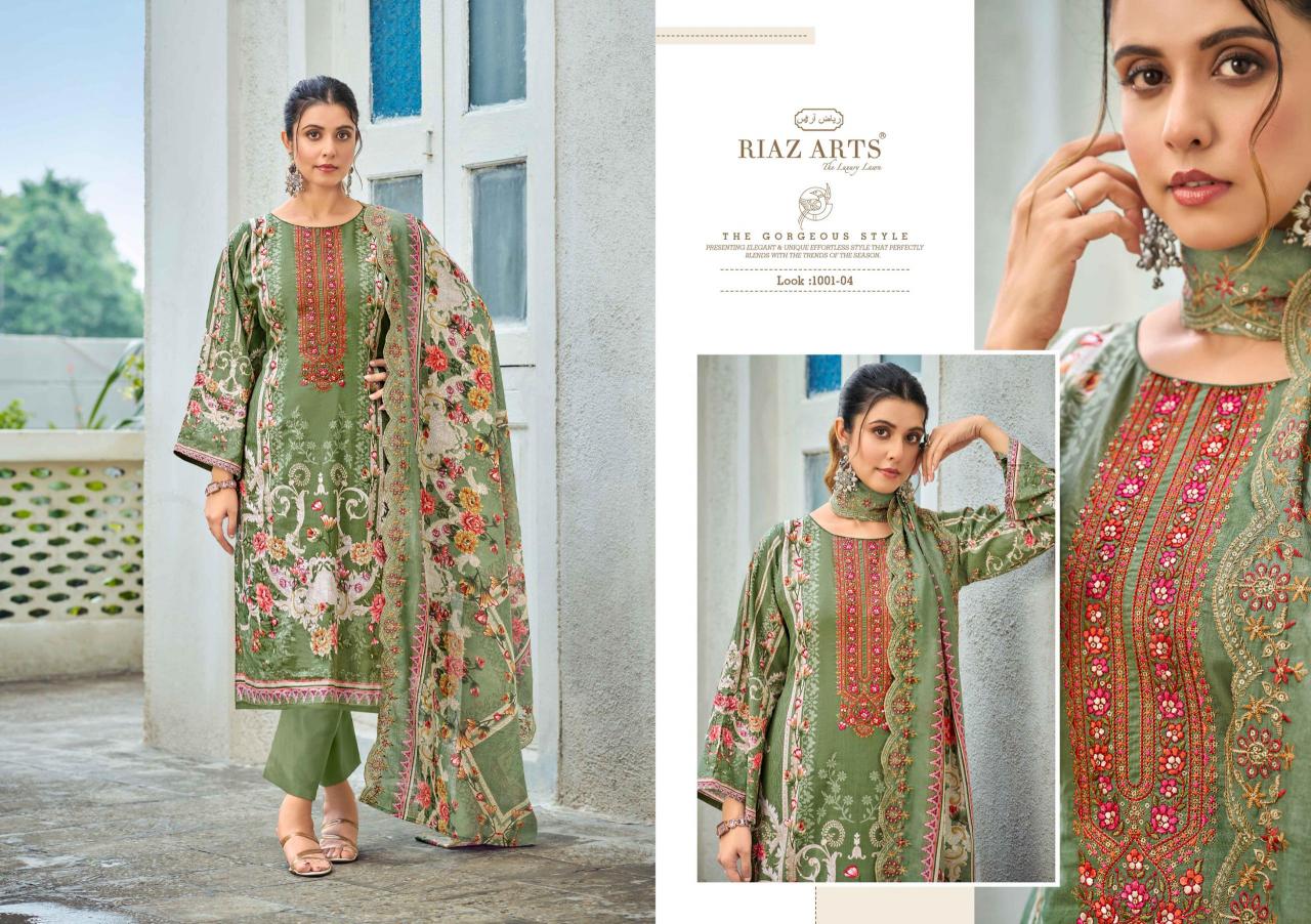 Riaz Arts Farah catalog wholesale dress material surat gujarat