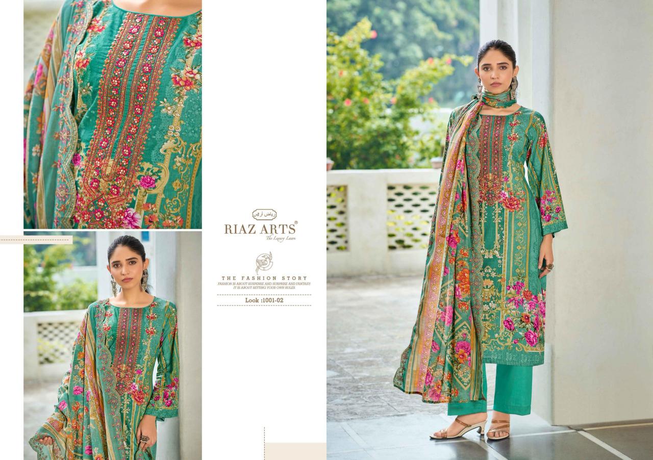Riaz Arts Farah catalog wholesale dress material surat gujarat