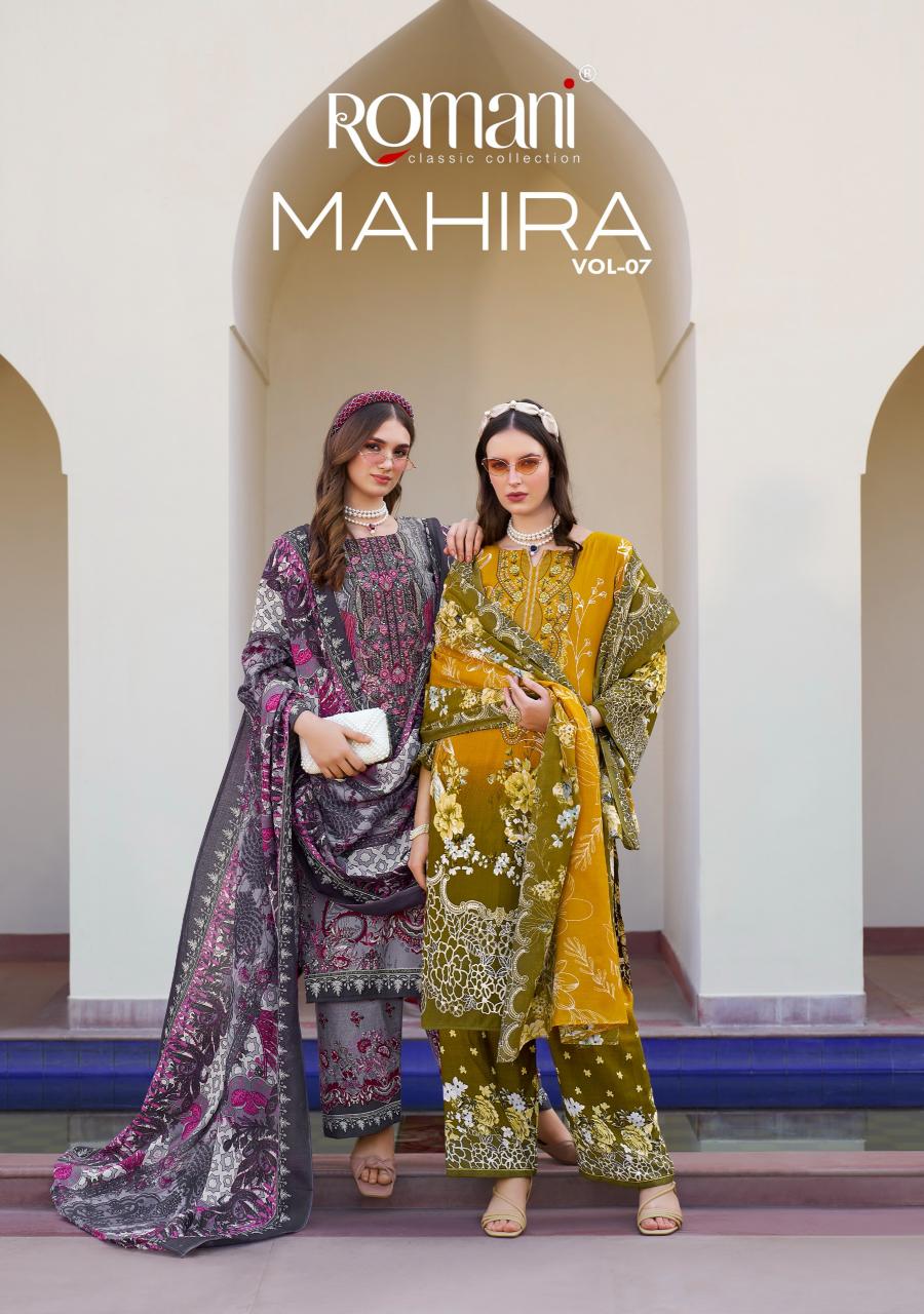 Romani Mahira vol 7 Catalog dress material on sale in surat