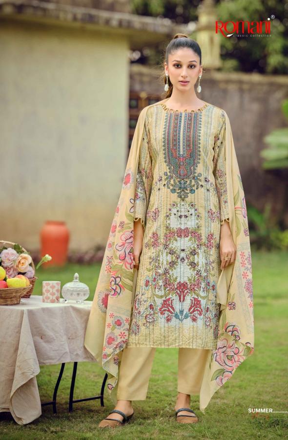 Romani Richa catalog surat dress material wholesale shop
