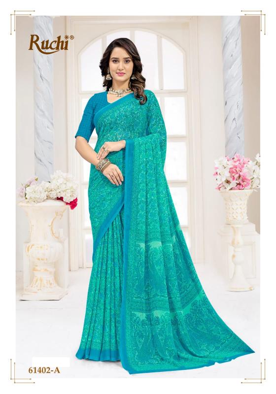 Ruchi Star Chiffon 227 catalog daily wear sarees wholesale surat