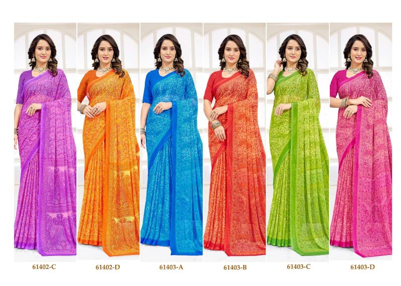 Ruchi Star Chiffon 227 catalog daily wear sarees wholesale surat