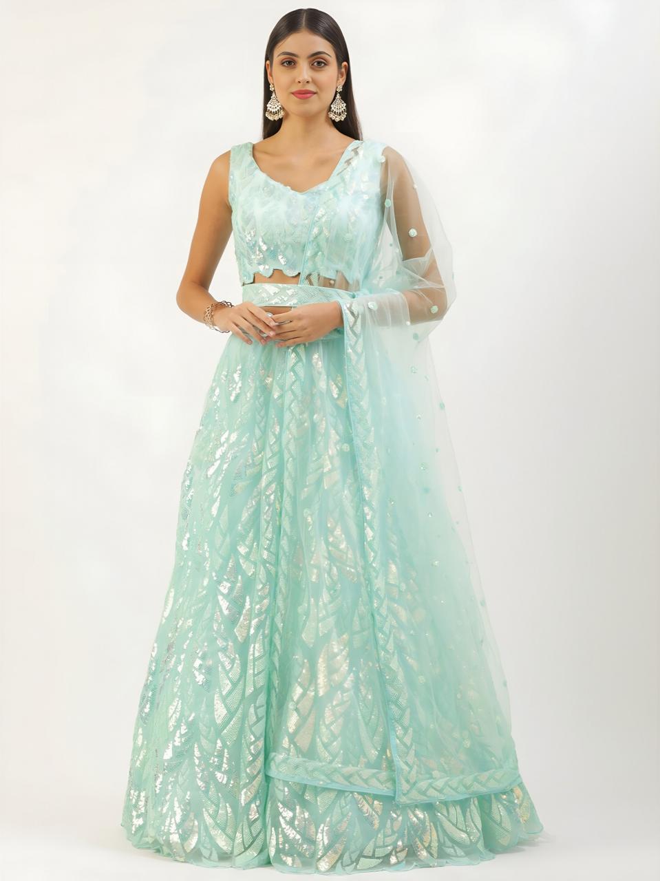 Sabella 15101 Blue catalog wholesale lehenga market in surat