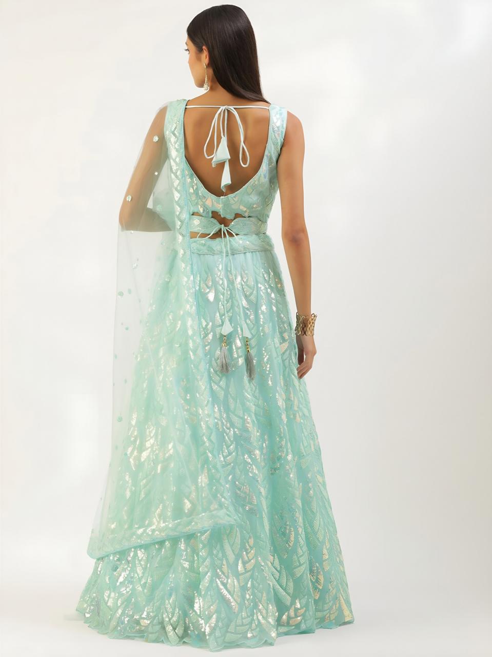 Sabella 15101 Blue catalog wholesale lehenga market in surat