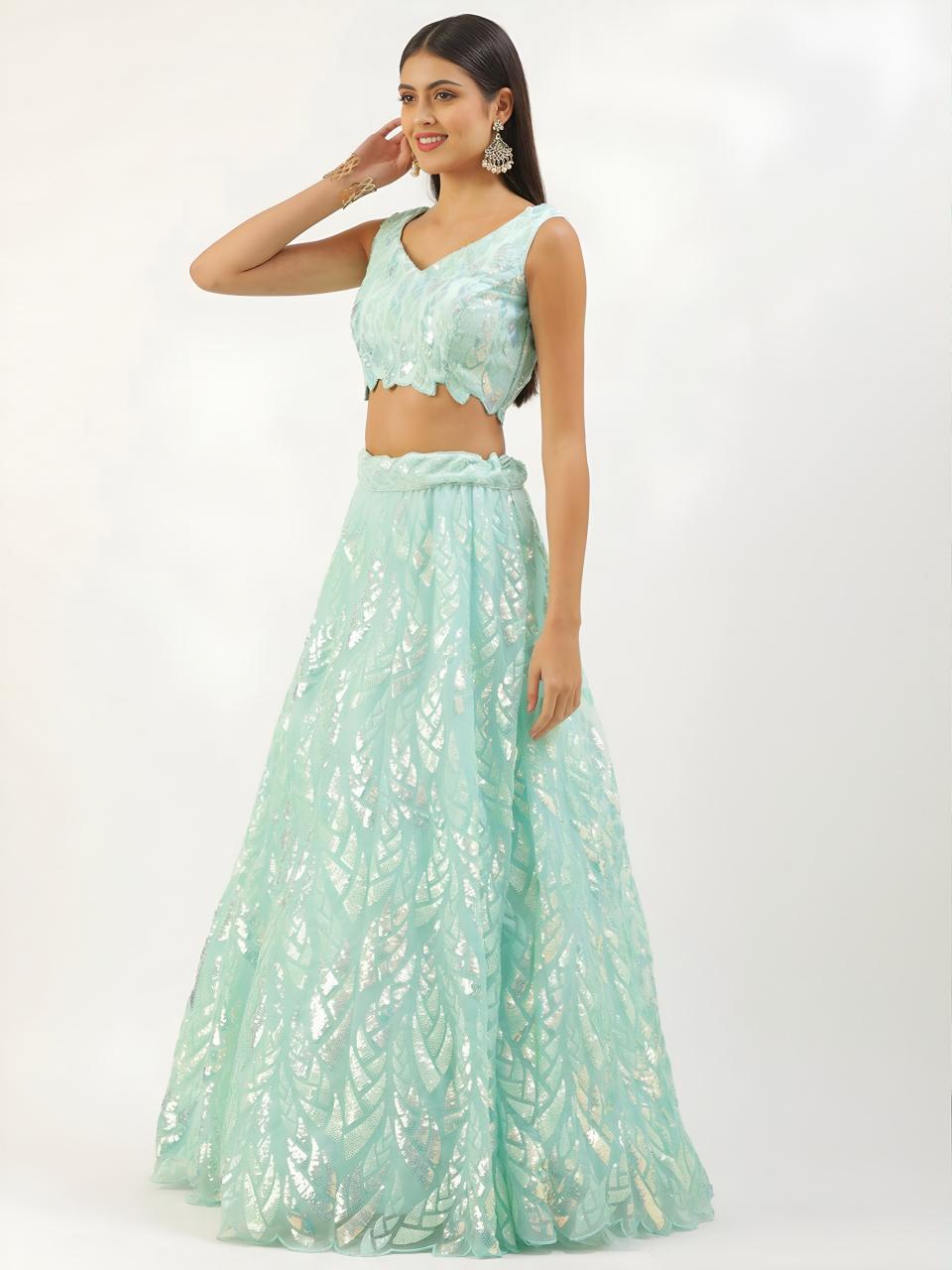 Sabella 15101 Blue catalog wholesale lehenga market in surat