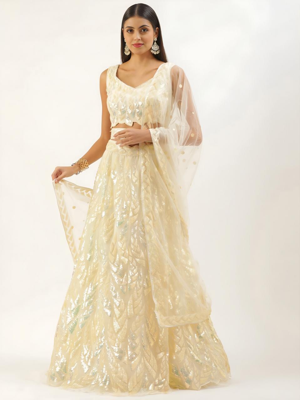 Sabella 15101 Yellow catalog lehenga choli wholesale market in delhi