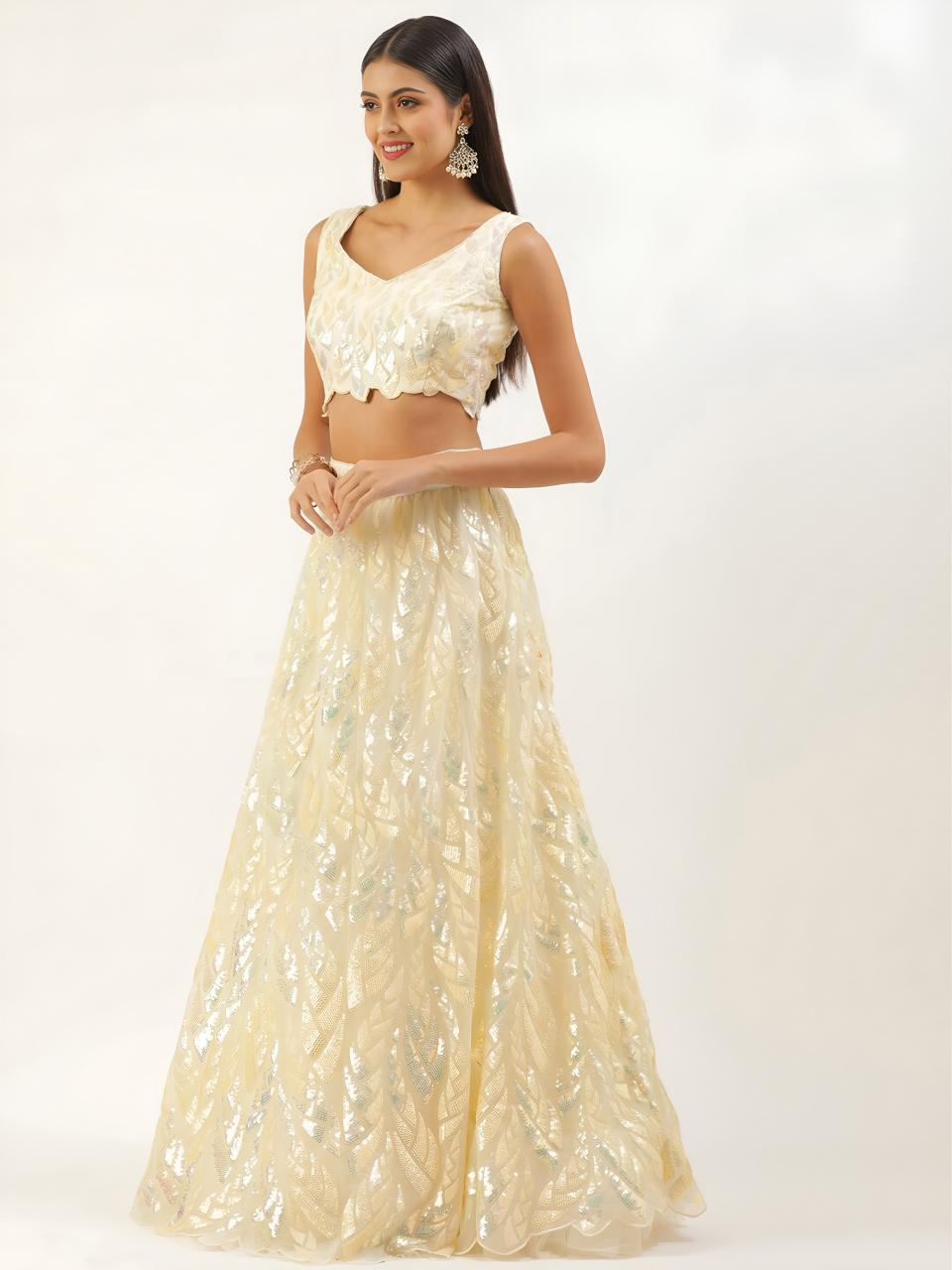 Sabella 15101 Yellow catalog lehenga choli wholesale market in delhi