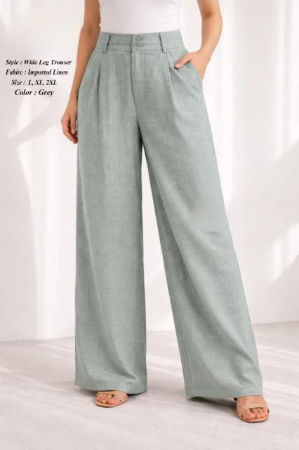 Sabella Imported Linen catalog Cotton Linen Pant for ladies