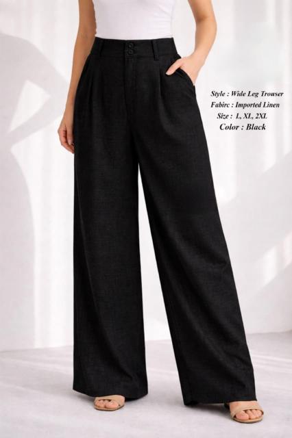 Sabella Imported Linen catalog Cotton Linen Pant for ladies