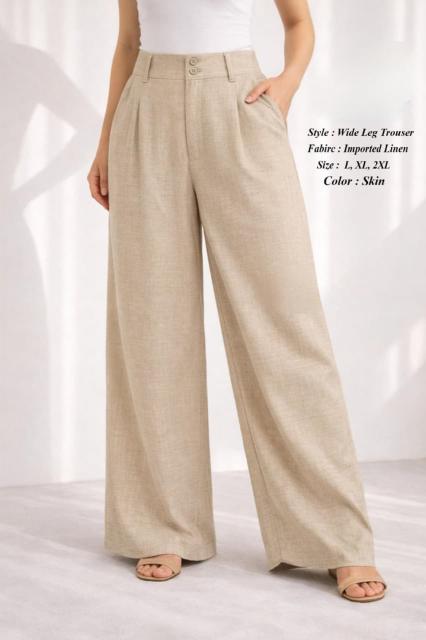Sabella Imported Linen catalog Cotton Linen Pant for ladies