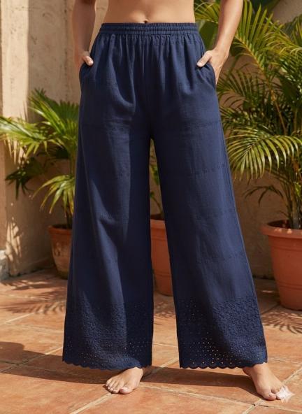 Sabella Rayon vol 5 Chicken work plazzo pant
