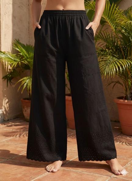 Sabella Rayon vol 5 Chicken work plazzo pant